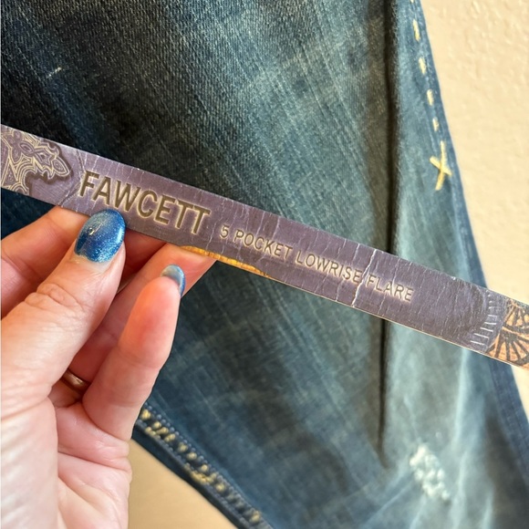 Antik Denim Fawcett 5 Pocket Low Rise Flare Jeans/ NWT/ Size 28 - Picture 3 of 11